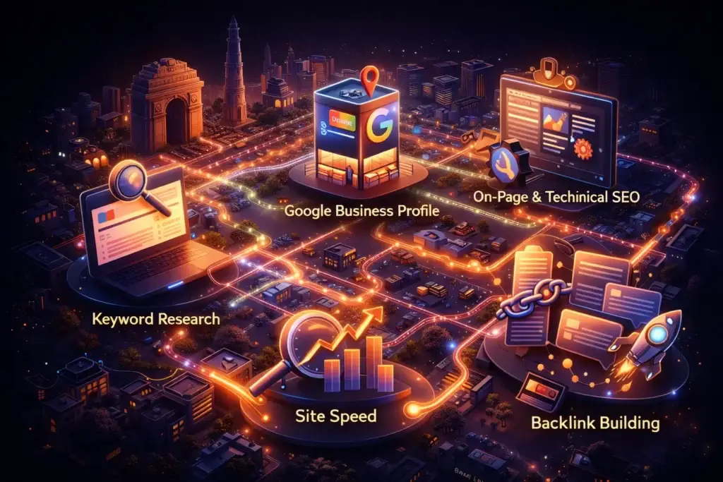 SEO Ranking Strategies in Delhi